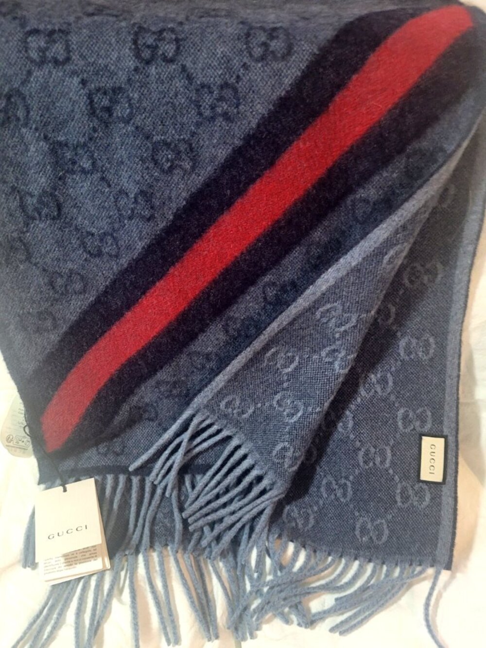 Gucci New Nikky Scarf-100% Wool NWT